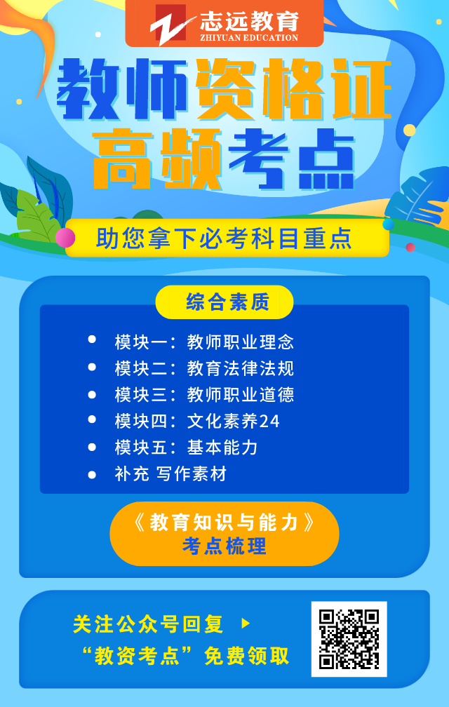 2020上教師資格證筆試復(fù)習(xí)重點(diǎn)和備考計劃(圖1) 2020上教師資格證筆試復(fù)習(xí)重點(diǎn)和備考計劃(圖1)